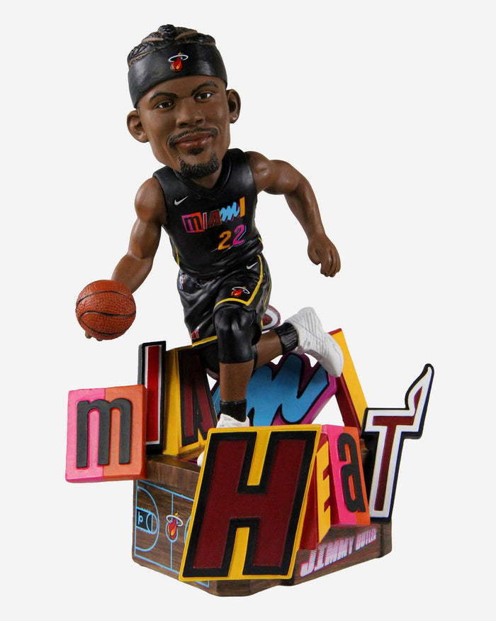Jimmy Butler Miami Heat 2022 City Jersey Bobblehead FOCO - FOCO.com