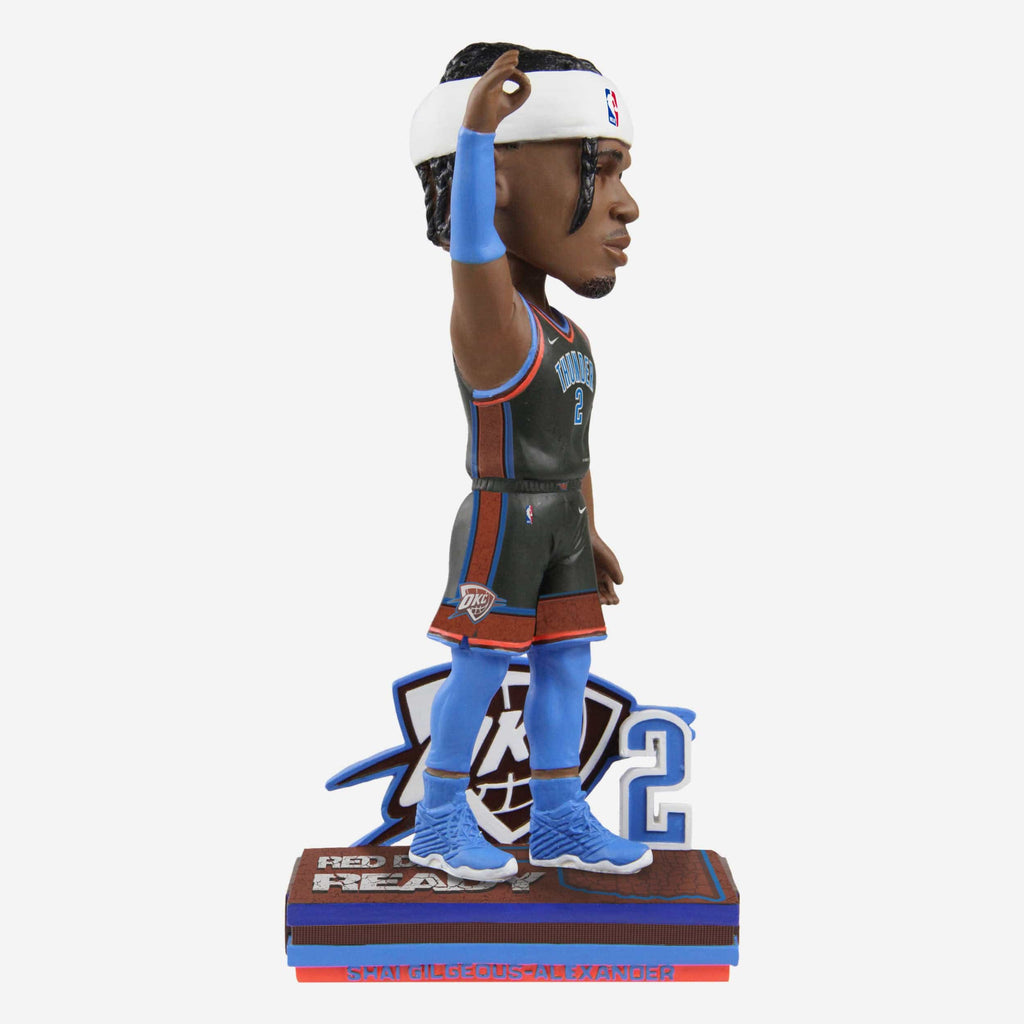 Shai Gilgeous-Alexander Oklahoma City Thunder 2023 City Jersey Bobblehead FOCO - FOCO.com