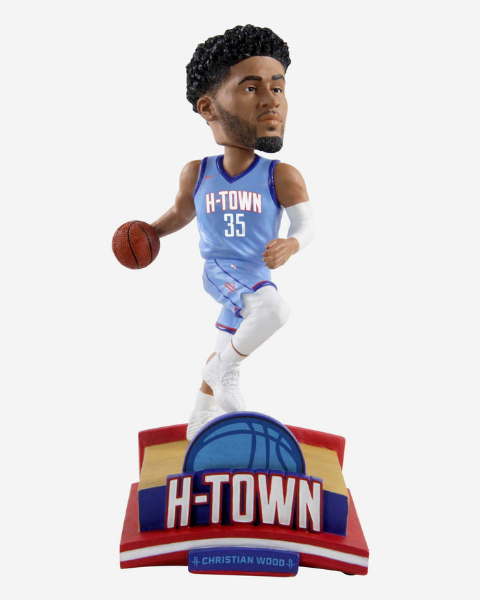 Christian Wood Houston Rockets City Jersey Bobblehead FOCO - FOCO.com