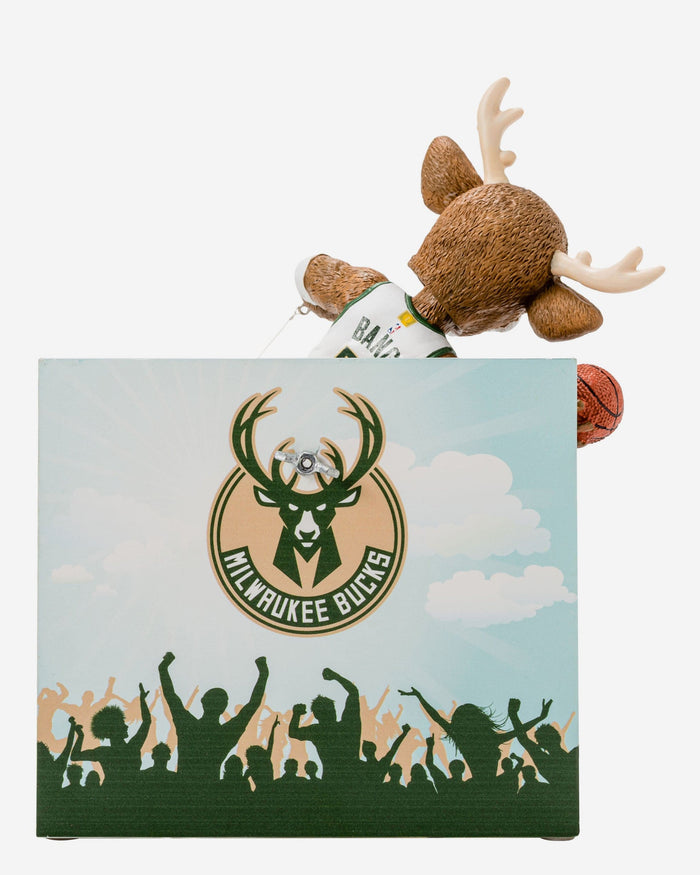 Bango Milwaukee Bucks Thanksgiving Mascot Bobblehead FOCO - FOCO.com