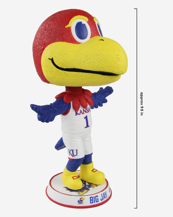 Big Jay Kansas Jayhawks Mascot Bighead Bobblehead FOCO - FOCO.com
