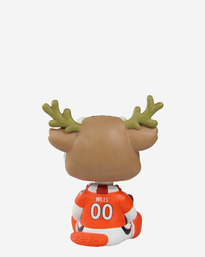 Miles Denver Broncos Christmas Mascot Bobble Bro Mini Bobblehead FOCO - FOCO.com