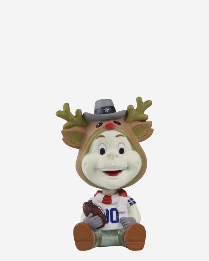 Rowdy Dallas Cowboys Christmas Mascot Bobble Bro Mini Bobblehead FOCO - FOCO.com