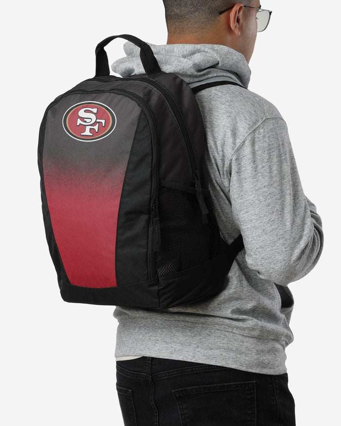 San Francisco 49ers Primetime Gradient Backpack FOCO - FOCO.com