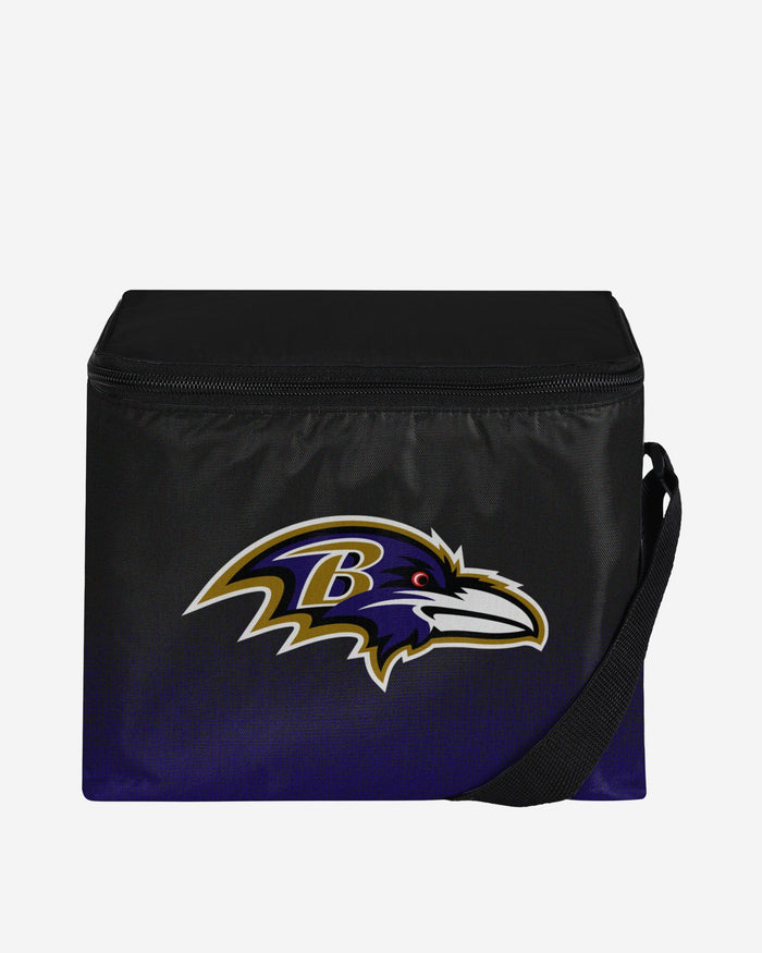 Baltimore Ravens Big Logo Gradient 6 Pack Cooler FOCO - FOCO.com