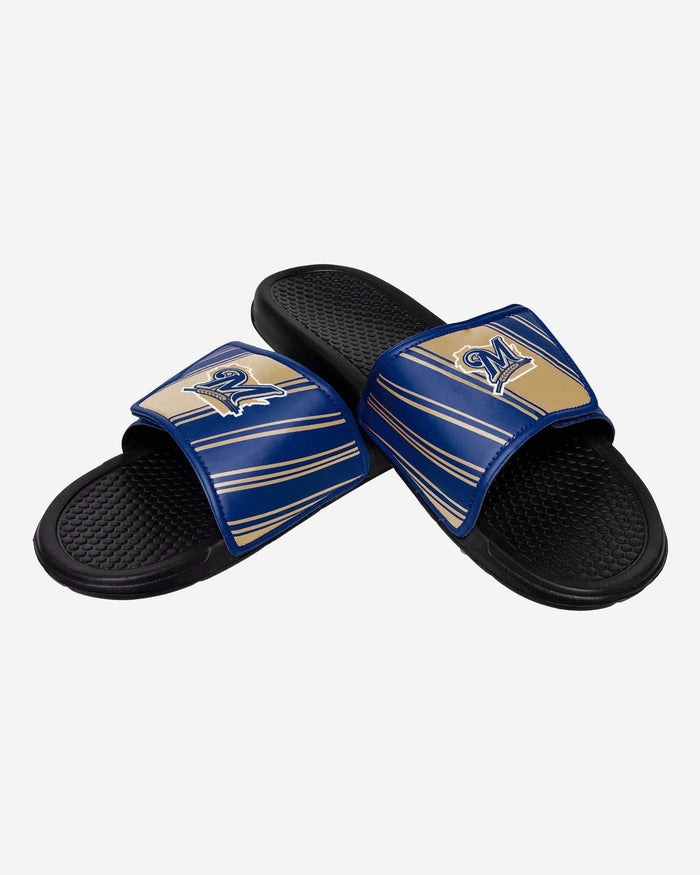 Milwaukee Brewers Legacy Sport Slide FOCO - FOCO.com