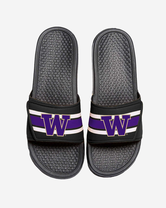 Washington Huskies Stripe Legacy Sport Slide FOCO S - FOCO.com