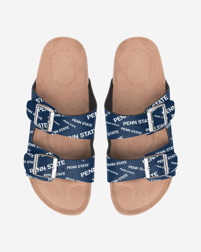 Penn State Nittany Lions Womens Mini Print Double Buckle Sandal FOCO S - FOCO.com