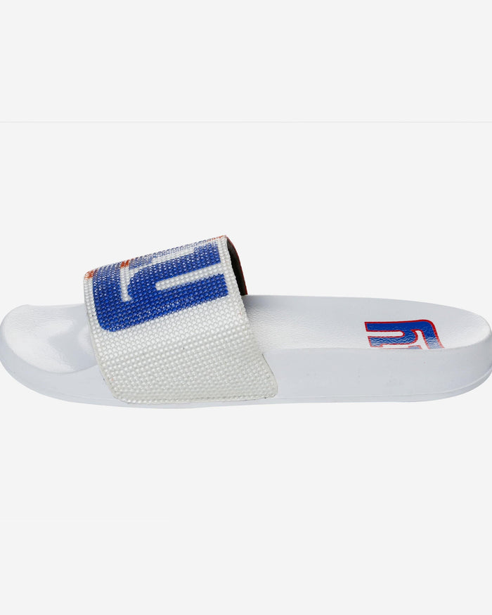 New York Giants Womens Big Logo Shimmer Slide FOCO - FOCO.com