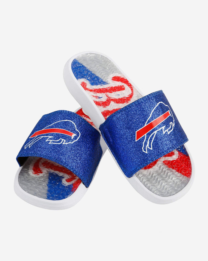 Buffalo Bills Womens Glitter Gel Slide FOCO - FOCO.com