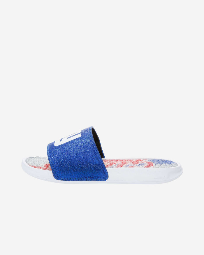 New York Giants Womens Glitter Gel Slide FOCO - FOCO.com