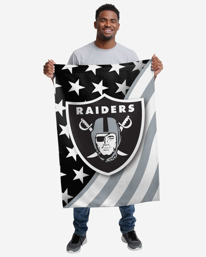 Las Vegas Raiders Americana Vertical Flag FOCO - FOCO.com
