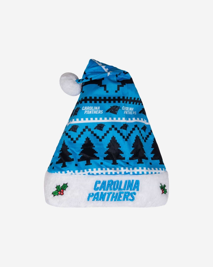 Carolina Panthers Family Holiday Santa Hat FOCO - FOCO.com