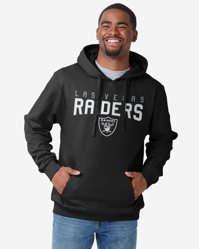 Las Vegas Raiders Solid Hoodie FOCO S - FOCO.com