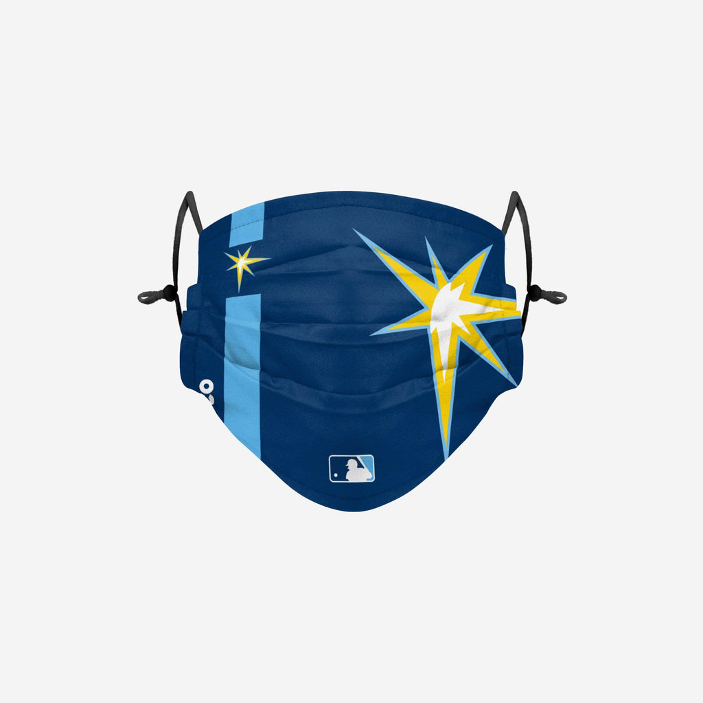 Tampa Bay Rays On-Field Adjustable Navy Burst Logo Face Cover FOCO - FOCO.com