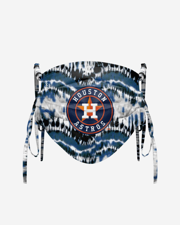 Houston Astros Tie-Dye Beaded Tie-Back Face Cover FOCO - FOCO.com