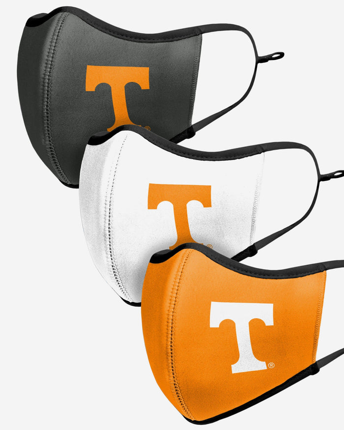 Tennessee Volunteers Sport 3 Pack Face Cover FOCO - FOCO.com