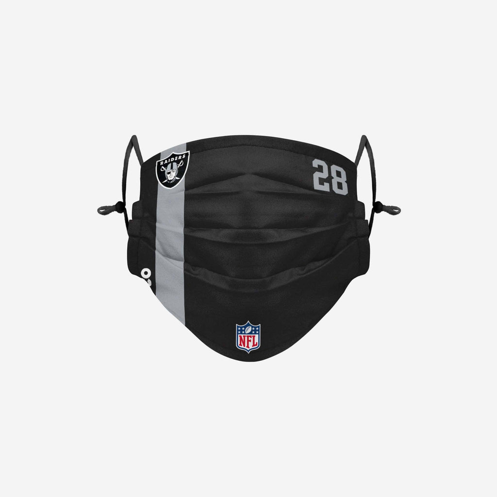 Josh Jacobs Las Vegas Raiders On-Field Sideline Face Cover FOCO - FOCO.com