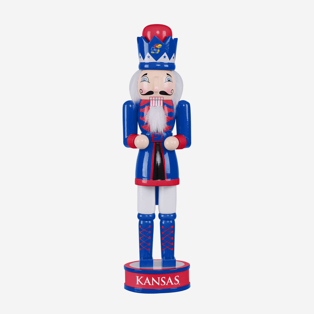 Kansas Jayhawks Team Spirit Nutcracker FOCO - FOCO.com