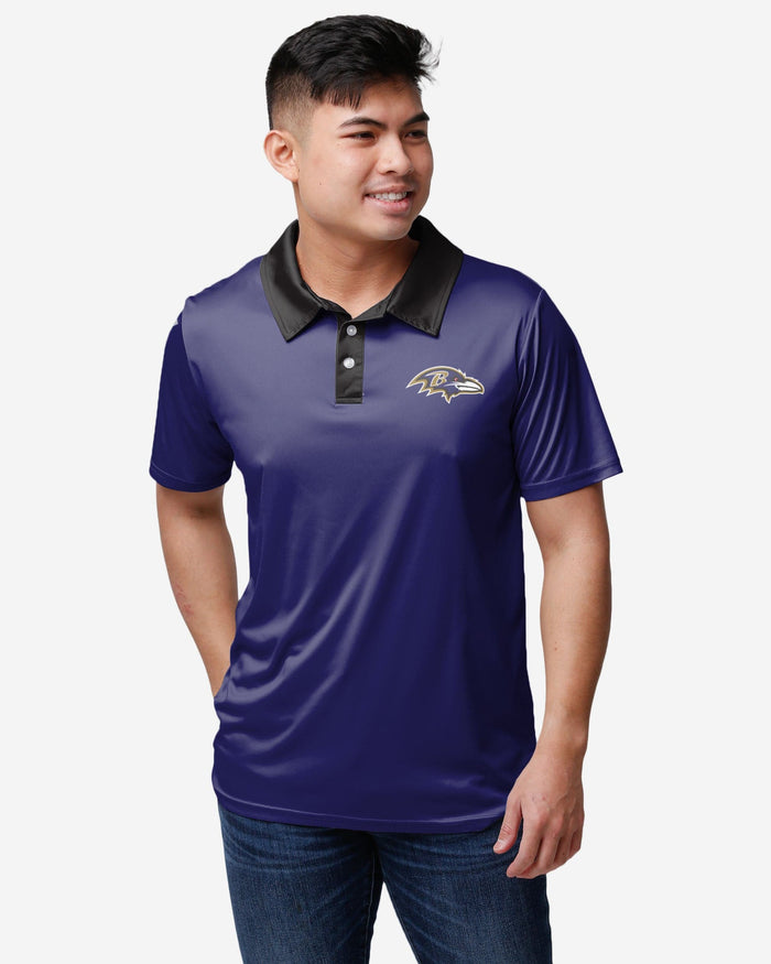 Baltimore Ravens Workday Warrior Polyester Polo FOCO S - FOCO.com