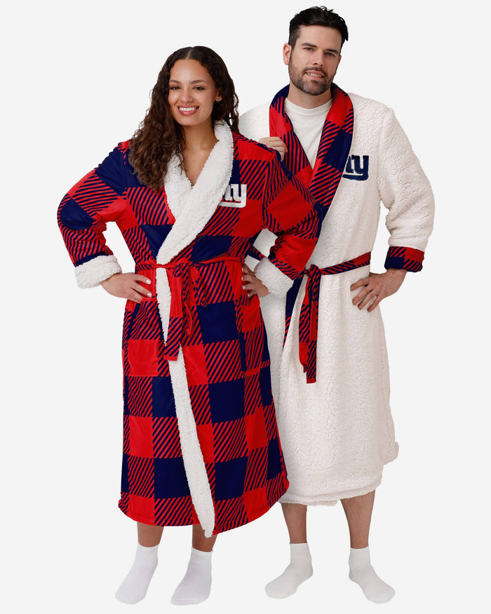 New York Giants Lounge Life Reversible Robe FOCO S/M - FOCO.com