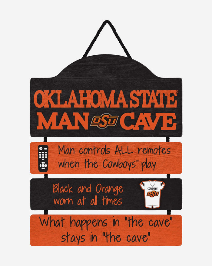 Oklahoma State Cowboys Mancave Sign FOCO - FOCO.com