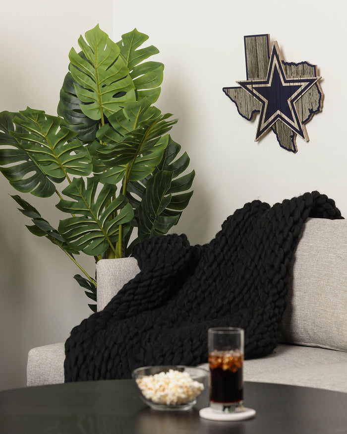 Dallas Cowboys Wood State Sign FOCO - FOCO.com