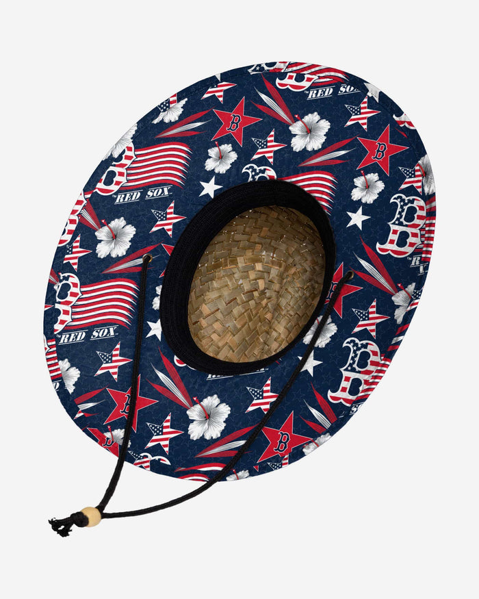 Boston Red Sox Americana Straw Hat FOCO - FOCO.com