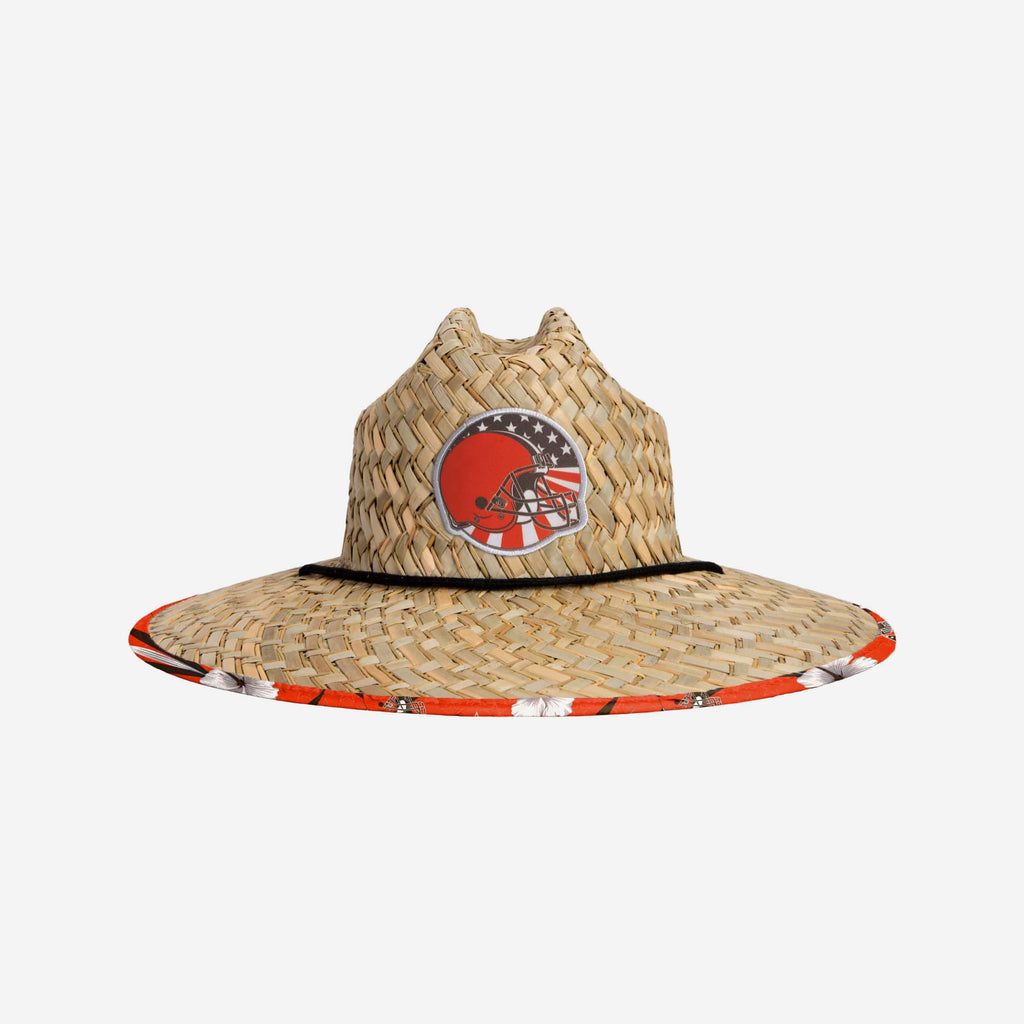 Cleveland Browns Americana Straw Hat FOCO - FOCO.com