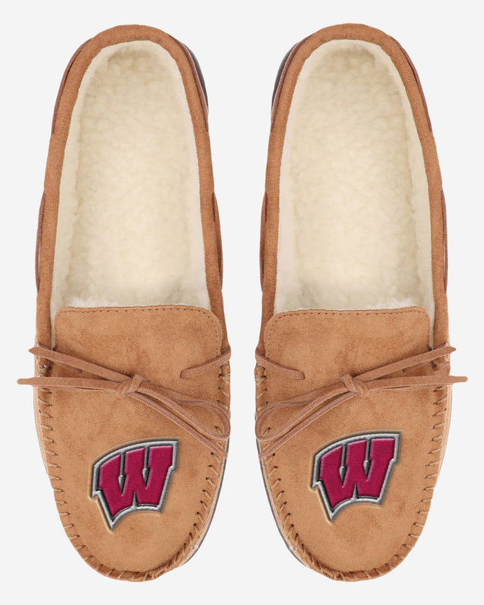 Wisconsin Badgers Moccasin Slipper FOCO - FOCO.com