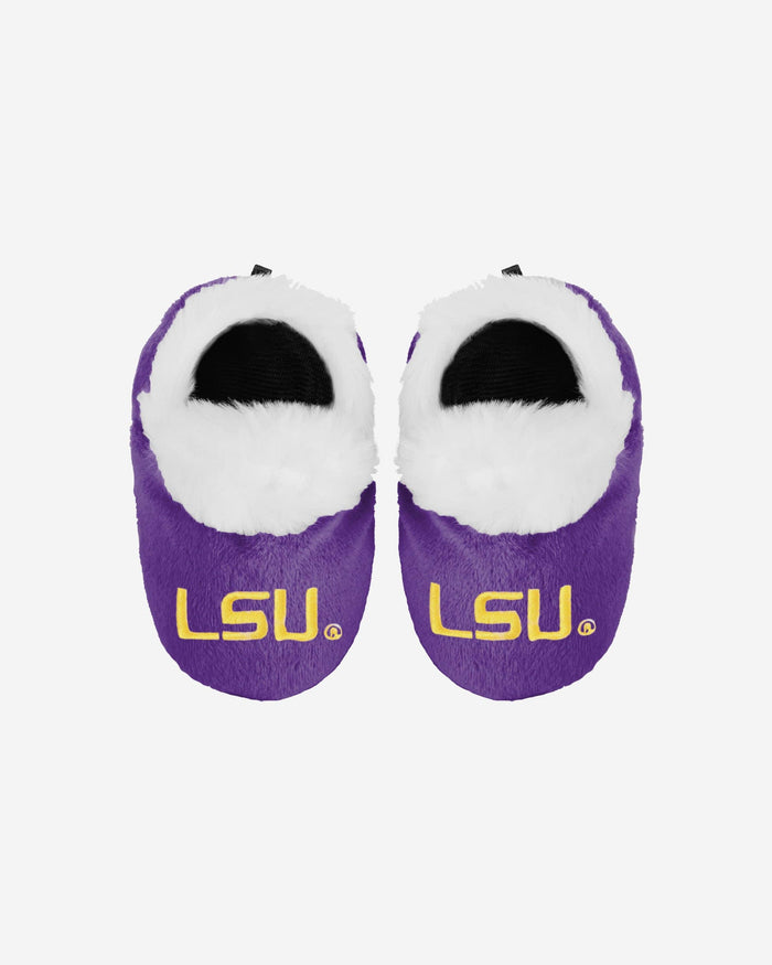 LSU Tigers Logo Baby Bootie Slipper FOCO - FOCO.com