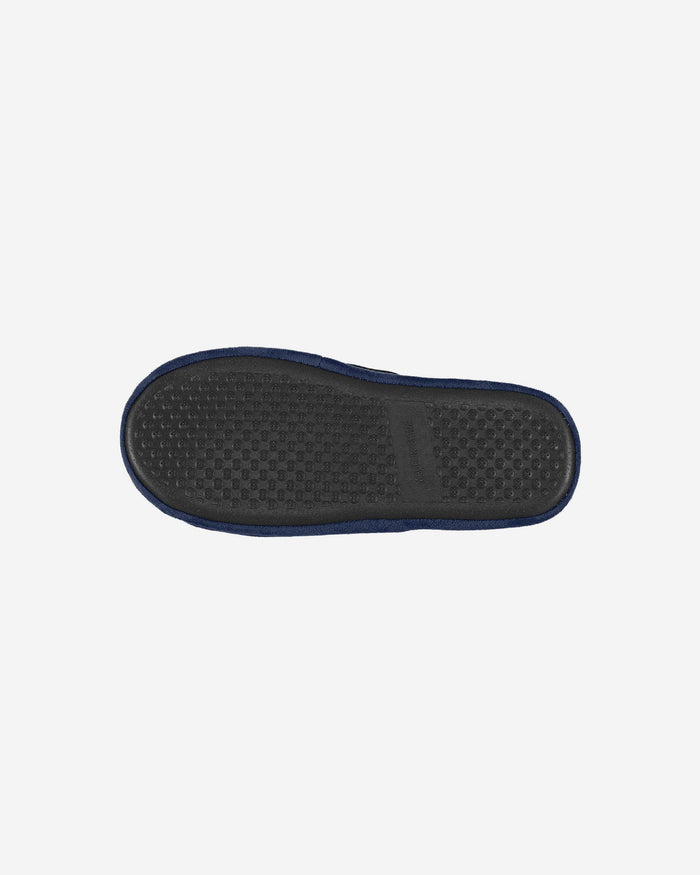 New York Giants Youth Team Logo Staycation Slipper FOCO - FOCO.com