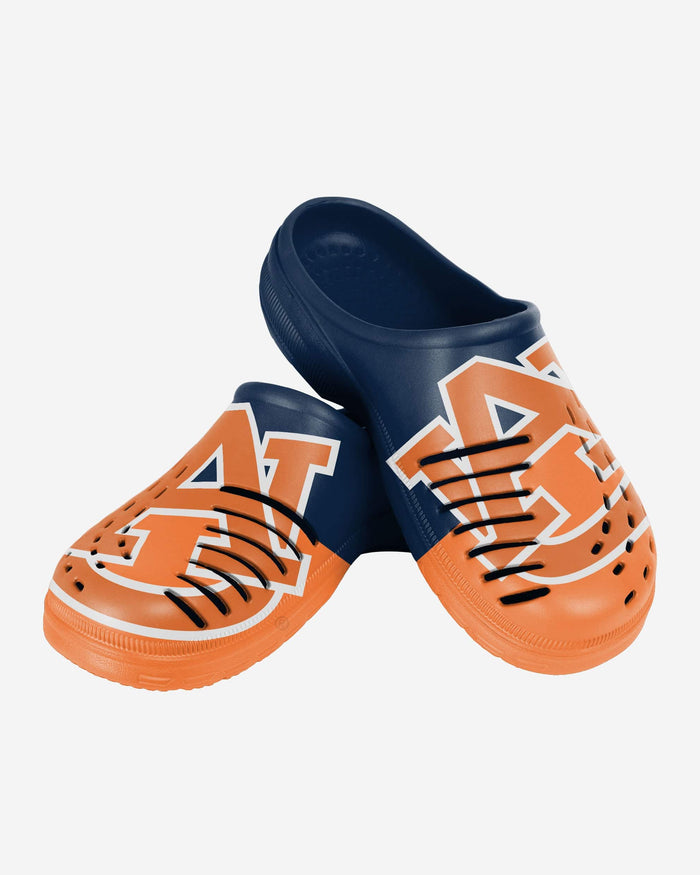 Auburn Tigers Colorblock Big Logo Clog FOCO - FOCO.com