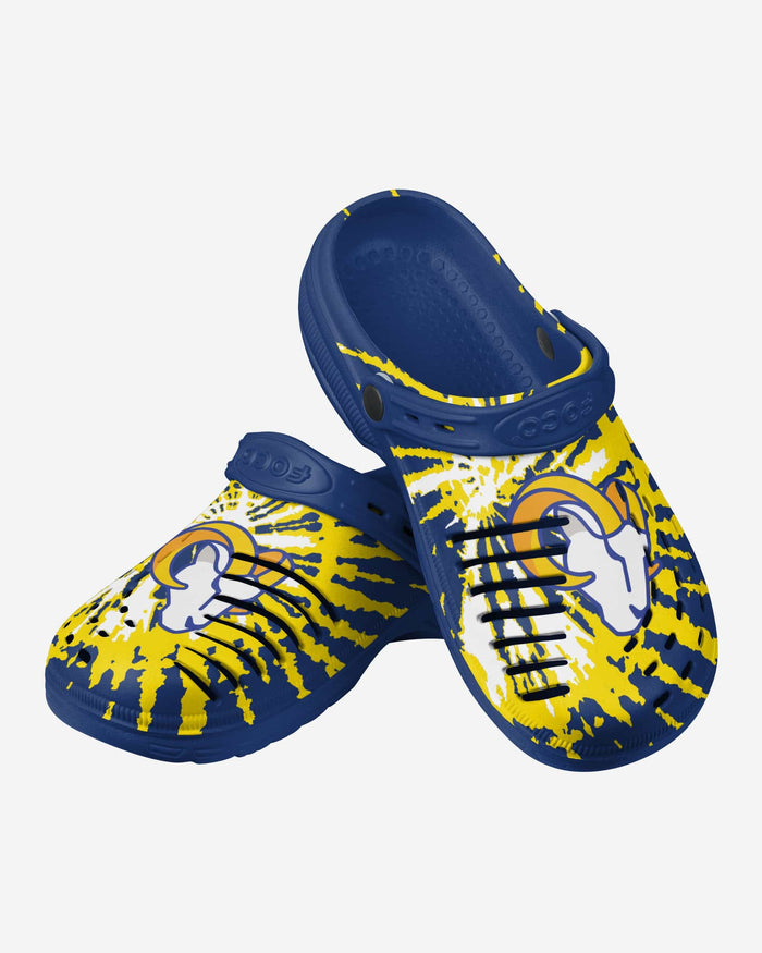 Los Angeles Rams Tie-Dye Clog With Strap FOCO - FOCO.com