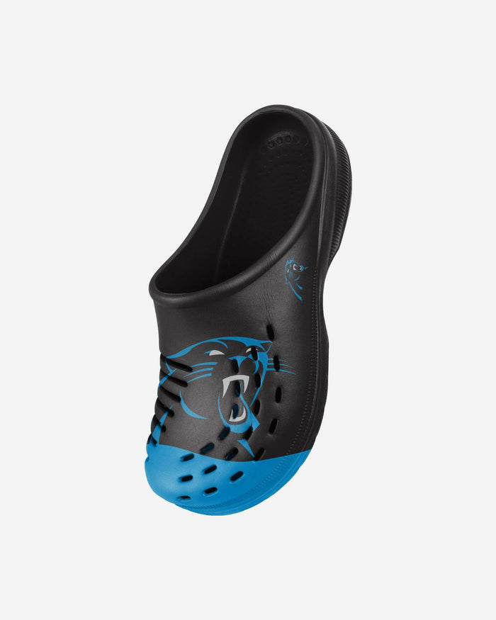 Carolina Panthers Youth Colorblock Big Logo Clog FOCO - FOCO.com