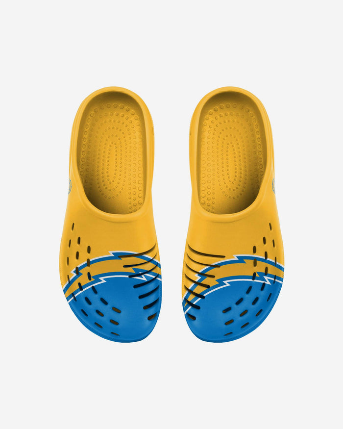Los Angeles Chargers Youth Colorblock Big Logo Clog FOCO - FOCO.com