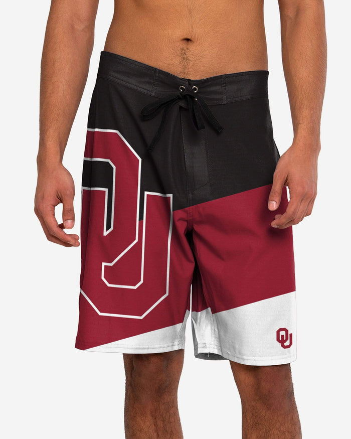 Oklahoma Sooners Color Dive Boardshorts FOCO S - FOCO.com
