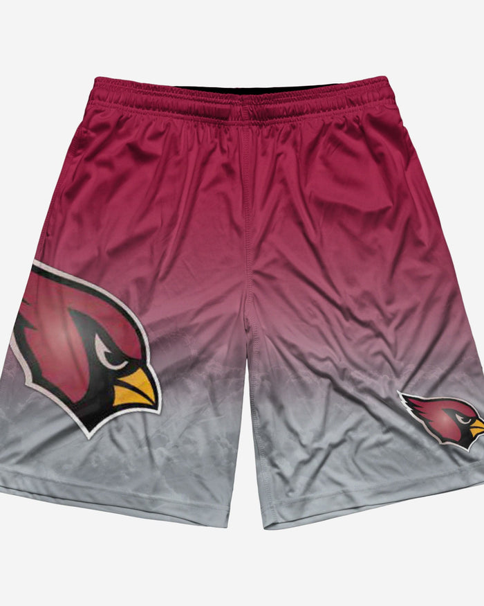 Arizona Cardinals Gradient Big Logo Training Shorts FOCO - FOCO.com