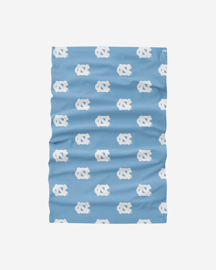North Carolina Tar Heels Mini Print Logo Gaiter Scarf FOCO - FOCO.com