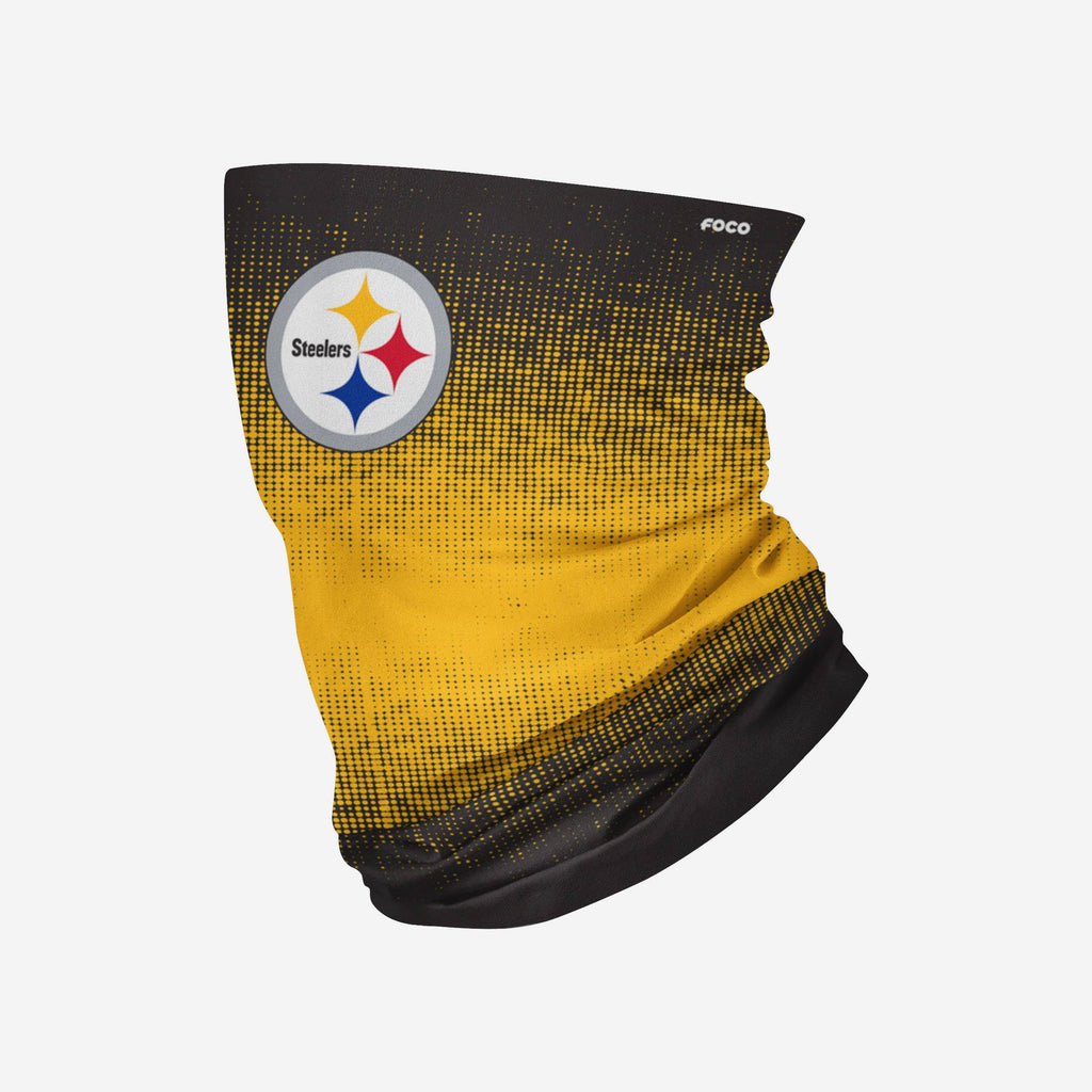 Pittsburgh Steelers Reversible Camo Gradient Gaiter Scarf FOCO - FOCO.com