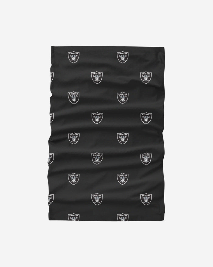 Las Vegas Raiders Mini Print Logo Gaiter Scarf FOCO - FOCO.com