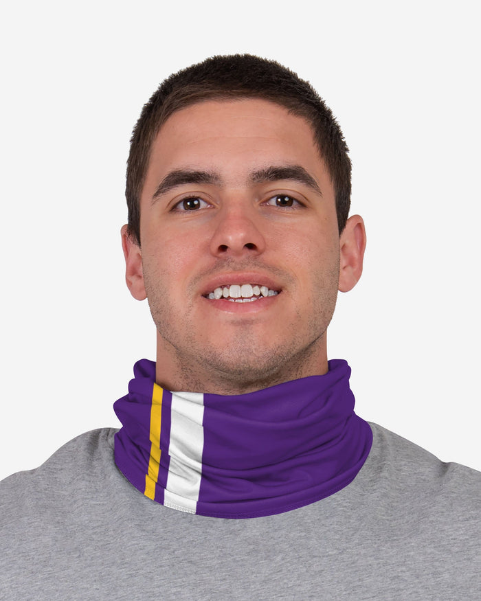 Minnesota Vikings On-Field Sideline Logo Gaiter Scarf FOCO - FOCO.com