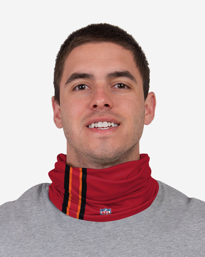 Tom Brady Tampa Bay Buccaneers On-Field Sideline Logo Gaiter Scarf FOCO - FOCO.com