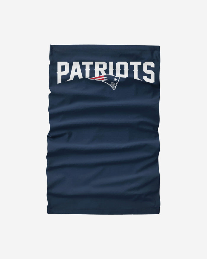 New England Patriots Team Logo Stitched Gaiter Scarf FOCO - FOCO.com