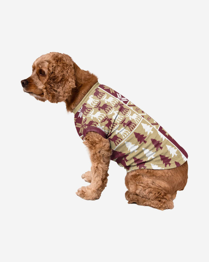 Florida State Seminoles Busy Block Dog Sweater FOCO XS - FOCO.com
