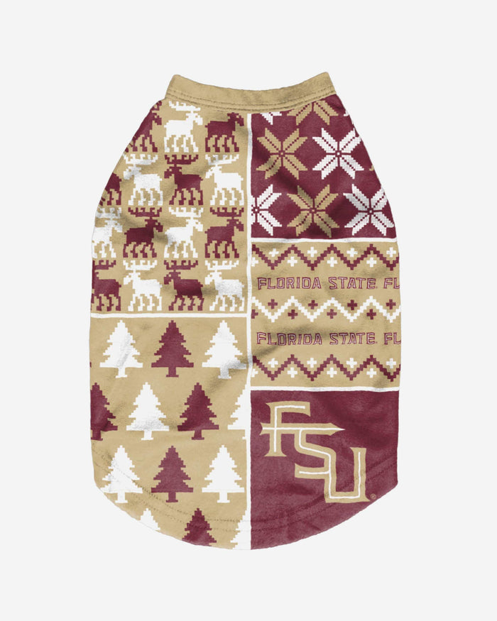 Florida State Seminoles Busy Block Dog Sweater FOCO - FOCO.com