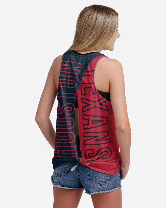 Houston Texans Womens Tie-Breaker Sleeveless Top FOCO S - FOCO.com