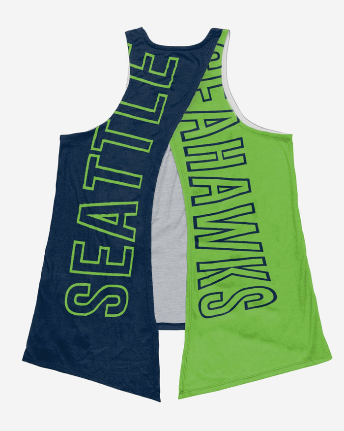 Seattle Seahawks Womens Tie-Breaker Sleeveless Top FOCO - FOCO.com