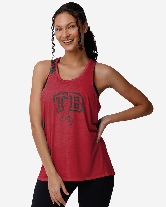 Tampa Bay Buccaneers Womens Team Twist Sleeveless Top FOCO S - FOCO.com