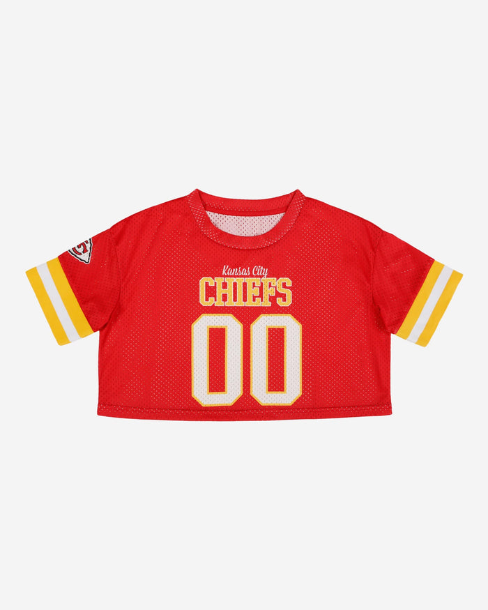 Kansas City Chiefs Womens Gameday Mesh Crop Top FOCO - FOCO.com